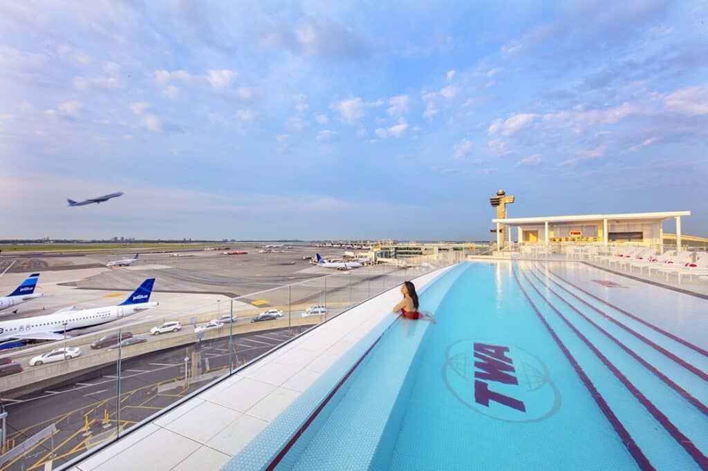 TWA is the only hotel operating within the boundaries of JFK Airport.